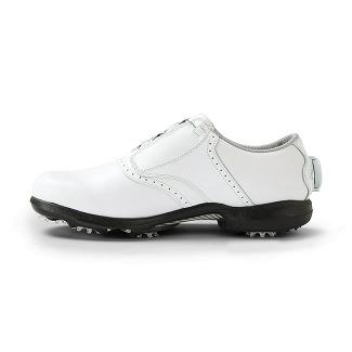 Women's Footjoy DryJoys BOA Spikes Golf Shoes White NZ-318398